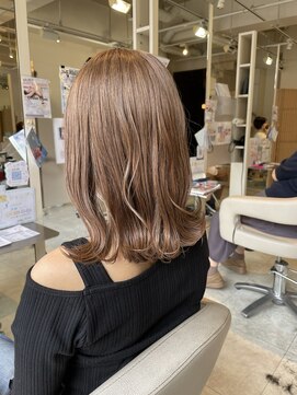 レイビューティー 住吉店 ヘア(RAY+beauty) 波巻きゆるミディ