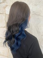 アルピナ 上中居店(alpina)&nbsp;インナーカラー×ブルー