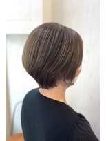 メリーチャームマーチ 寺田町南口店(merry Charm/MARCH) グレージュ×大人ショート【MARCH merry】ショート/寺田町