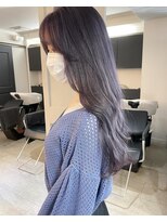 リンドトウキョウ ウメダ(LINDO TOKYO) 透けるラベンダーベージュ　ブリーチ1回～
