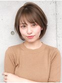 ★艶髪大人ガーリーチョコレートプリカールモードショート//