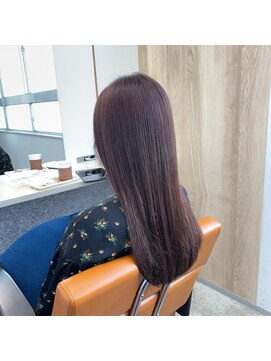 トゥーリ 浜町店 長崎(tuuli) 艶ストレート×カシスカラー