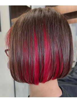 サロン クラッチ クリエイティブ コンセプト(salon CLUTCH creative concept) ミニボブ〔インナーレッド〕