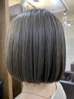 ネオリーブクレア 綱島店(Neolive Krea)&nbsp;髪質改善/透明感/ハイライト×くすみグレージュ/大人ボブ/綱島