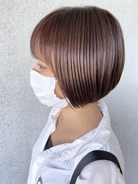 モリオ フロム ロンドン 成増店 【morio成増/児玉】ミニボブ ピンクブラウン