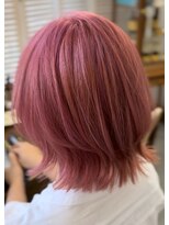 ヘアーアンドメイク グルック(hair&make Gluck)&nbsp;ブリーチxピンク