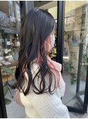 インナーカラー ピンクカラー / 山中