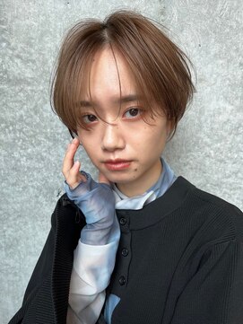 イミ(imi) 透明感カラー/似合わせショート/シアーグレージュ/登戸