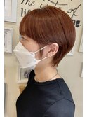 【morio池袋】オレンジブラウン×ショート○