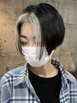 ココ 本八幡(KOKO)&nbsp;□黒髪クラゲヘアーオリーブグレー小顔ココアベージュショート