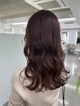 イロウ 山口どうもん店(IROW) ナチュラルブラウン/暗めカラー/巻き髪/韓国風