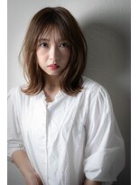 カバーヘア イヴ 戸頭店(COVER HAIR EVE) グレーベージュハッシュカットくびれミディw戸頭30代40代50代