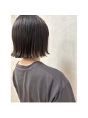切りっぱなしボブ