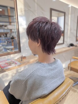 ラポールヘアー(rapport hair) ショートウルフ×purple color＊