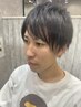 【ショートヘアの男性限定】メンズカット＋アディクシーカラー
