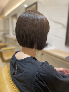 ラポールヘアー(rapport hair) 【切りぱなしボブ】 【ワンレンボブ】