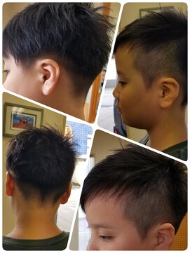 クリア 美容室 キッズカットの☆アシンメトリー