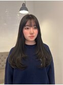 ◎韓国ヘアー顔周りレイヤーおくれ毛前髪新潟長岡宮関