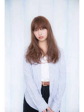 ロシェ 横浜店(loche) ワイドバング×フェミニンロング×メルティカラー[横浜駅]