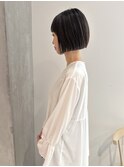 YOKE 大人ボブミニボブショートボブオリーブアッシュグレージュ