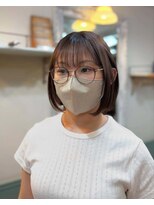 オーガスト ヘア ネイル(AUGUST hair nail) あごラインミニボブ【横浜】