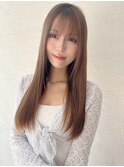 ナチュラルストレートヘア