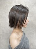 イメチェンヘアスタイルホワイトブロンド外ハネボブ美髪のススメ