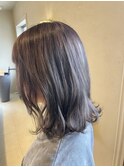 透明感ダークグレージュ