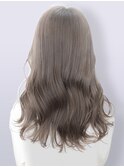 30代40代ダブルカラーミルクティアッシュデザインカラー透け感