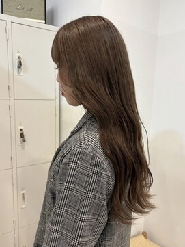 エイチ 梅田(H) ショートバレイヤージュマッシュウルフタッセルボブパーマ60代