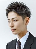 メンズカットスパイラルパーマ波巻きセンターパート28