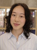 ピークアブー 原宿ハラカド(PEEK-A-BOO) 海外風大人ミディアムレイヤーハッシュカットデシタルパーマ