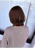 【レイヤーボブ】×【王道ベージュカラー】"大人可愛いスタイル"