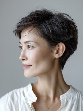 ビフィーノ リルネ(Bifino Rilune) クラゲヘアー/小顔/ココアベージュ/オリーブグレー/川西