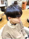 メンズツーブロック刈り上げマッシュスタイル