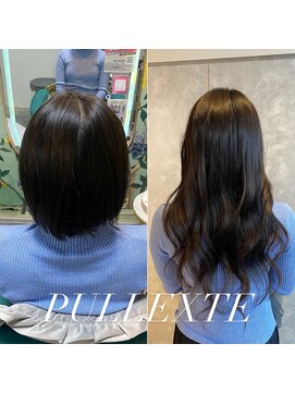 ガルボヘアー 名古屋栄店(garbo hair) #名古屋#栄#プルエクステ#エクステ#カラー#馴染ませ#ロング