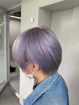 ワンズ リー 下北沢店(ONE's ly) センターパート波巻きパーマニュアンスパーマ