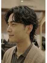 エスフォーメン  愛国西店(es for men)&nbsp;羽のような軽さ。極上の質感「フェザーパーマ・ウルフ」