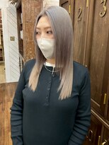 ユイマァル 倉敷店(YUIMARL)&nbsp;ハイトーン/ホワイトミルクグレージュ/ブリーチダブルカラー