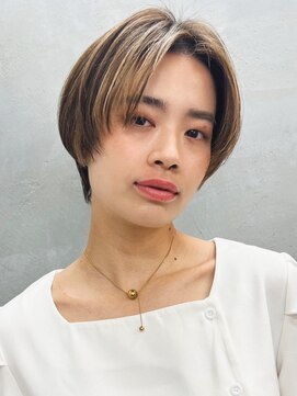 マノ 千歳烏山(MaNO) 〈a8〉ショート韓国ボブハイライト髪質改善ブリーチ前髪20代30代