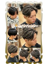 ヘアーファクトリー☆マハロ(Hair Factory☆MAHARO)&nbsp;ハワイアンサンドベージュ３Dカラー☆２ブロックフェザーバック