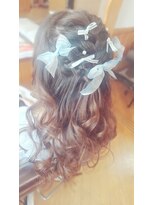 エクステンション クーチャー(Extention Cu'cha) 可愛め(*^^*)あみこみハーフアップ