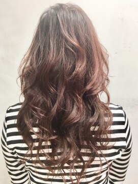 クアトログランシュ ひたちなか店(QUATRO×GranCieux) グラマラス3Dビンクグレージュハイライト★QUATRO★