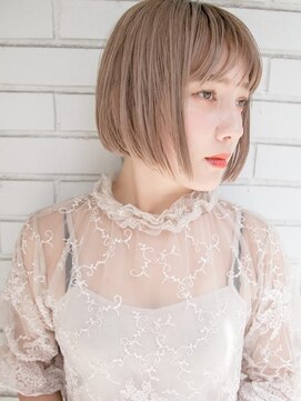 ルティア(Lutia) ワンレン ダブルカラー シースルーバング