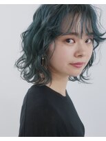 リュト(Lute) ニュアンスボブ×マットグリーン