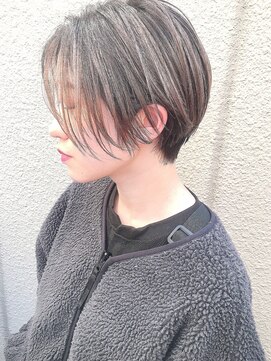 ランプ ヘアー(lamp hair) 【lamp池袋オザキ】前髪長めハンサムショート