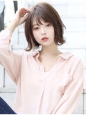 ショート/ボブ【厚めバング/ローライト/スリークボブ】