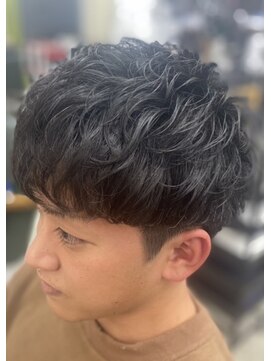 ルーダス(Rudus) ショート×ニュアンスパーマ