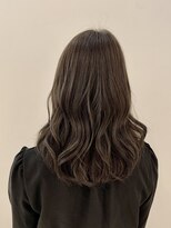 ジーナ 船橋(Zina)&nbsp;小顔セミウェットウェーブ×アッシュベージュ