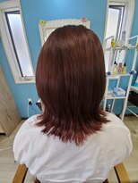 アラワラブルー(arrawarra blue)&nbsp;外はねインナーカラー/20代/30代/40代/50代/倉敷/白楽町